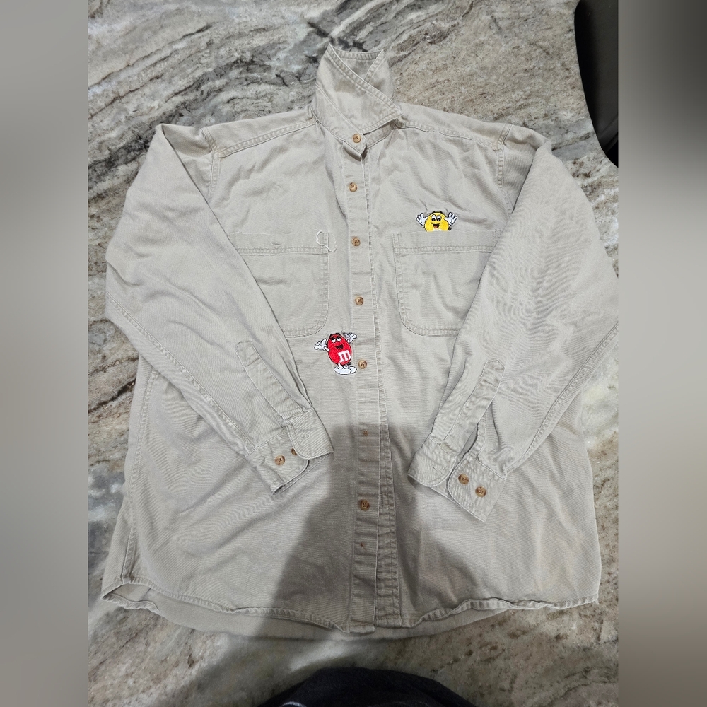M&M'S Beige Shirt with Planet Mars Patch